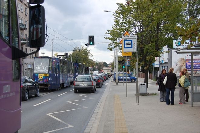 Z powodu wypadku poruszanie się w rejonie ulicy Krakowskiej było utrudnione