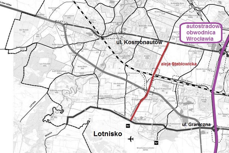 Obwodnica Leśnicy: Średzka-Graniczna będzie przejezdna za dwa lata, Wrocławskie Inwestycje