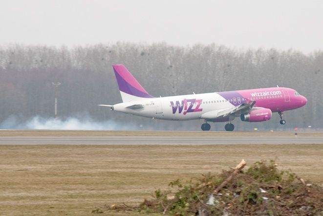 Klienci Wizz Air również nie mogli skorzystać z usług przewoźnika.