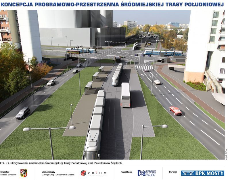 Jest zielone światło dla autostrady przez środek miasta, G.Kilian/Biprogeo dla ZDiUM