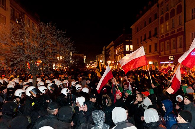 Gaz łzawiący, race, petardy – konfrontacja manifestacji w Święto Niepodległości, Norbert Bohdziul