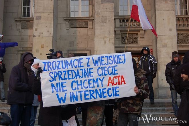 Kolejny marsz przeciw ACTA we Wrocławiu, tm