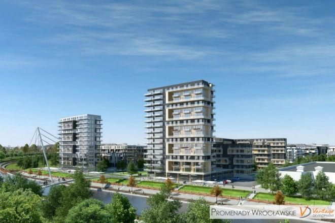 Zobacz, jak będzie wyglądać nowa dzielnica w centrum Wrocławia, mat. inwestora