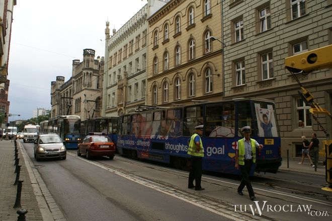 Na ul. Krupniczej tramwaje notorycznie wypadają z szyn