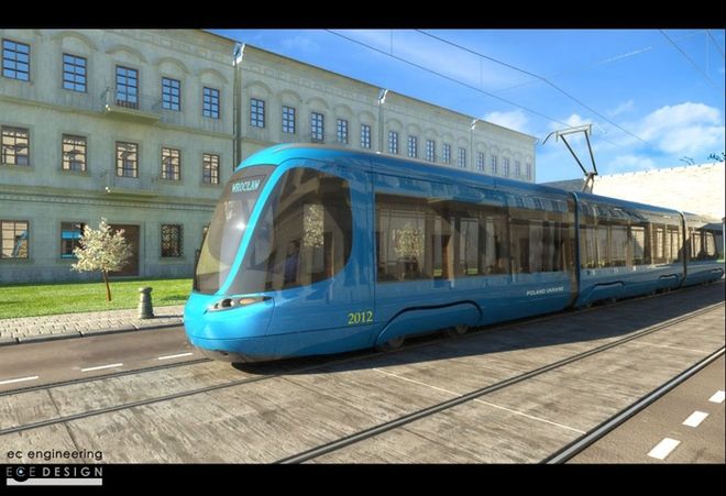 Takie tramwaje wyjadą na wrocławskie ulice? Zobacz jak może wyglądać Protram 206, EC Engineering/protram.com.pl
