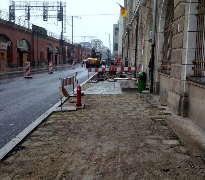 Remont ulicy Bogusławskiego na finiszu. Jest już nowy chodnik i jezdnia, ZDiUM