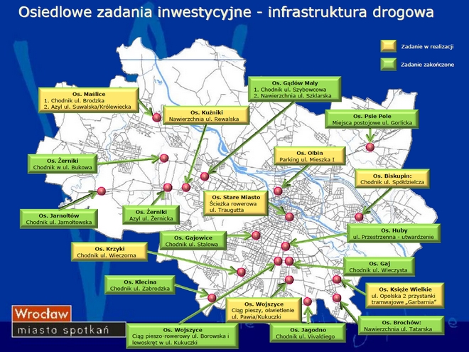 Zobacz, jak prezentują się tegoroczne inwestycje na wrocławskich osiedlach, UM Wrocławia