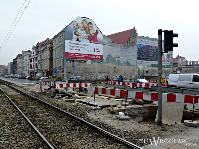 Budują nowy przystanek tramwajowy tuż przy Rynku. Będzie gotowy wiosną, Tomek Matejuk
