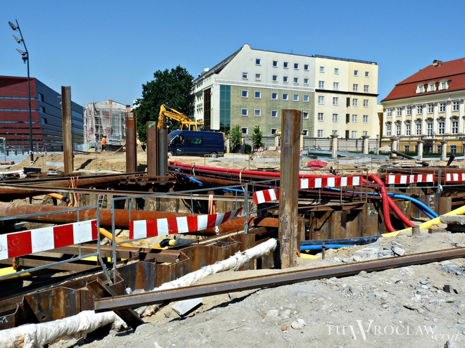 Przebudowa ulicy Zamkowej trwa od wielu miesięcy