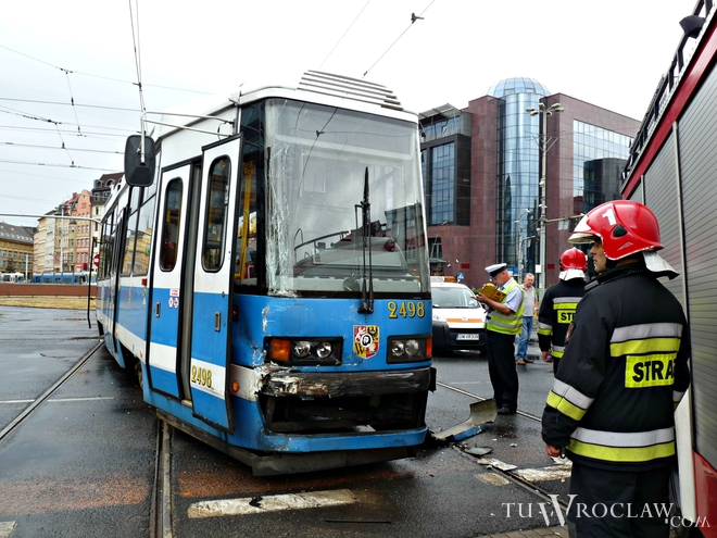 Wypadek dwóch tramwajów w centrum miasta. Dziesięć osób rannych, siedem trafiło do szpitala [FOTO], archiwum