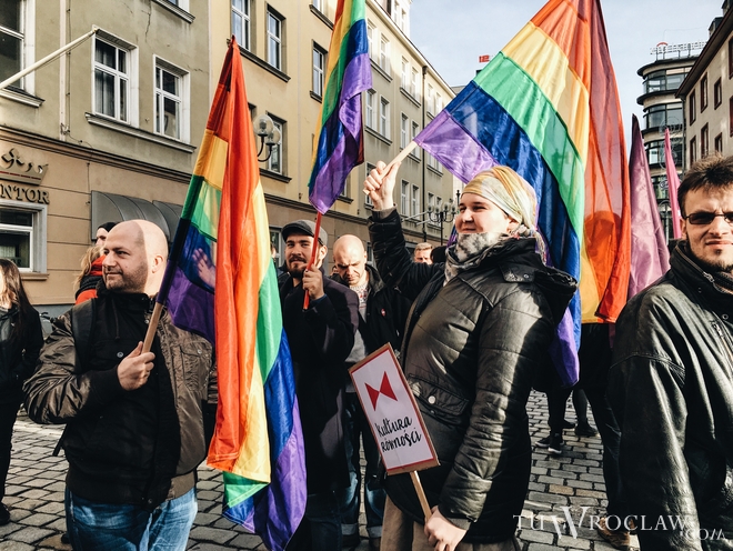W sobotę w Rynku odbyła się manifestacja ''Wrocław przeciwko nienawiści'' 