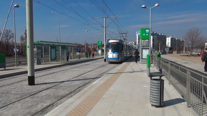 Tramwaje Plus jeżdżące na Kozanów należą do najszybszych linii tramwajowych w mieście