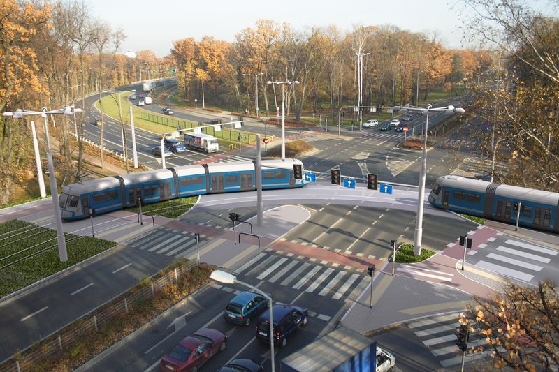 Wizualizacje budowy tramwaju na Kozanów, Wrocławskie Inwestycje