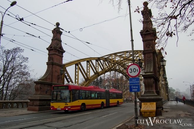 Przez most nie kursowały tramwaje