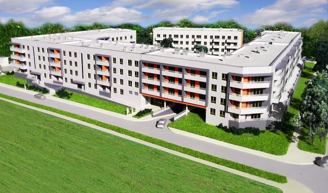 Prawie 200 mieszkań w przyszłym roku będzie gotowych na tym nowym osiedlu, mat. inwestora/dachbud.com.pl
