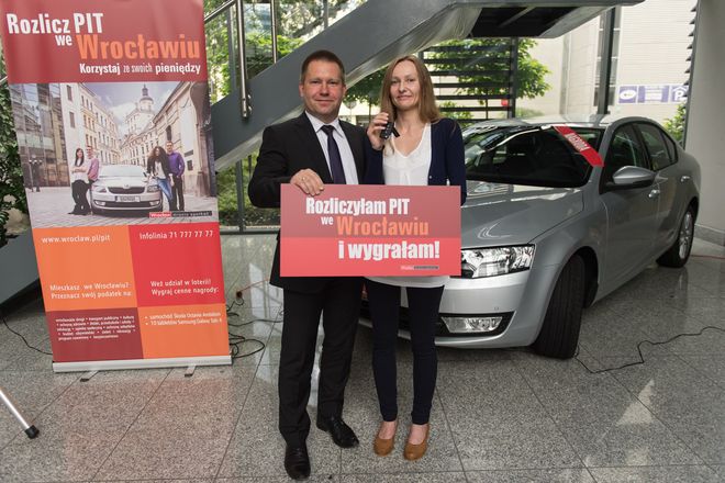 Wrocławianka wzięła udział w miejskiej loterii i wygrała ten nowy samochód, mat. prasowe