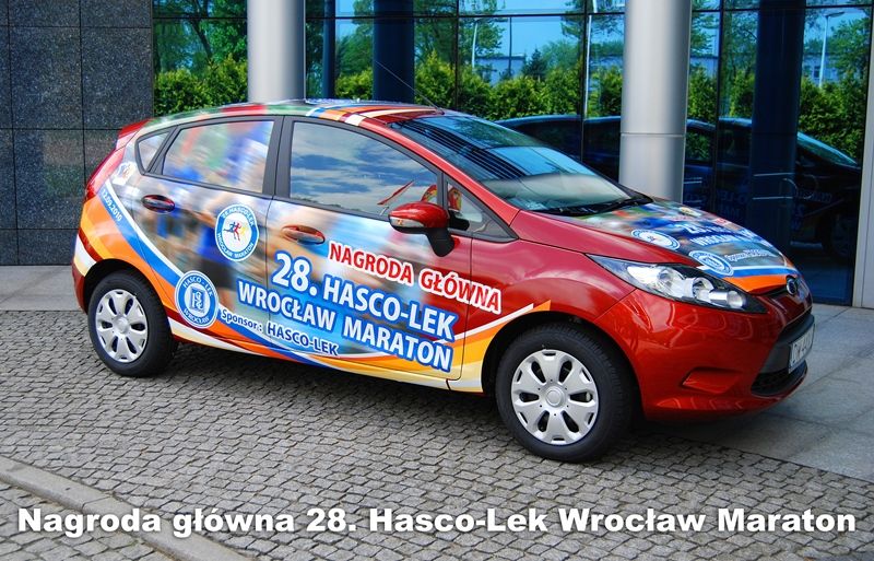 Nagrodą główną we wrocławskim maratonie jest samochód osobowy.