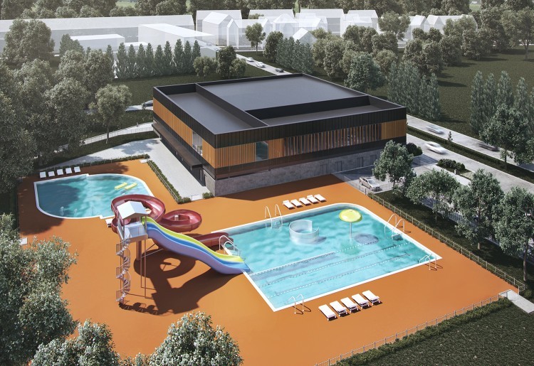 Na Brochowie powstanie nowoczesny basen [WIZUALIZACJE], Aspa Pracownia Architektoniczna