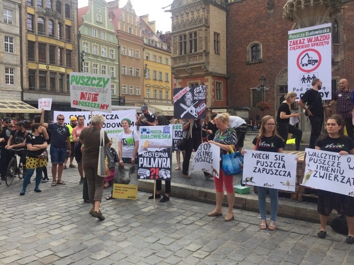 Wrocławianie protestują w obronie Puszczy Białowieskiej, Wojciech Bolesta