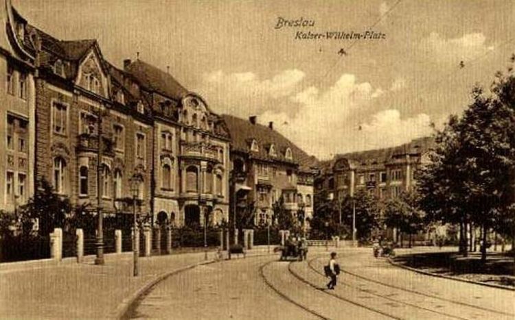 Wrocław dawniej i dziś: plac Powstańców Śląskich, fotopolska.eu