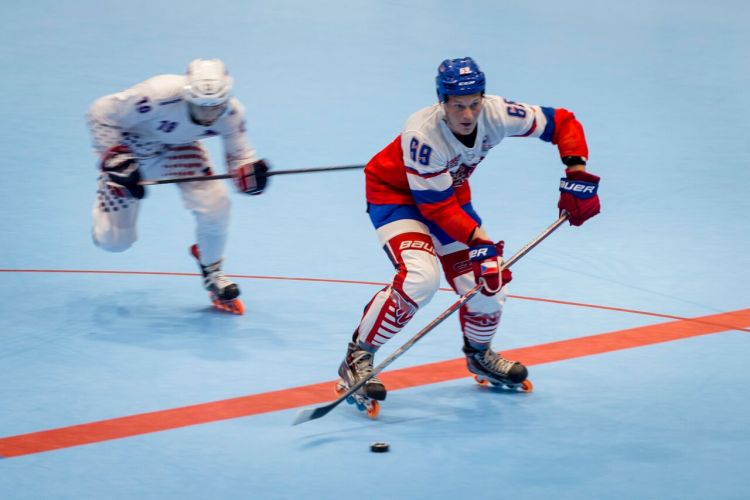 The World Games 2017: Hokej na wrotkach - Czechy vs Francja, Grzedzinski / Bartosz Sadowski - TWG Foto