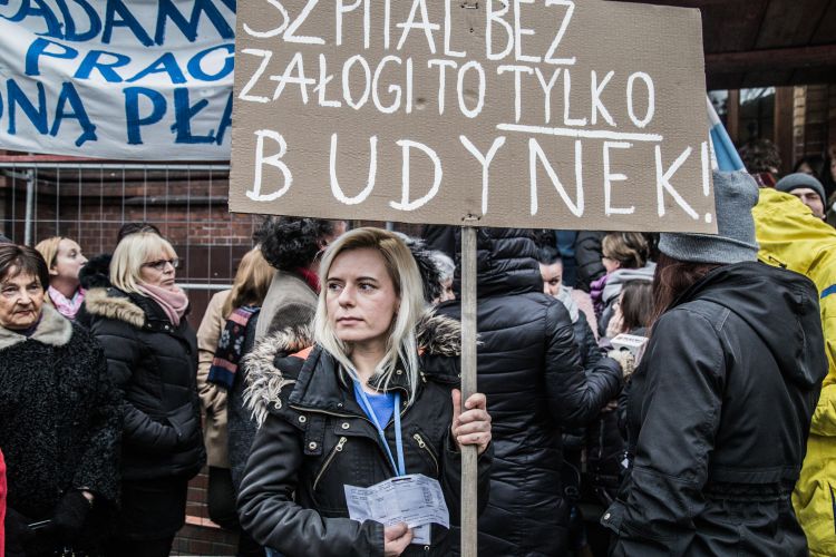 Strajk w szpitalu psychiatrycznym. Pracownicy chcą podwyżek, Magda Pasiewicz