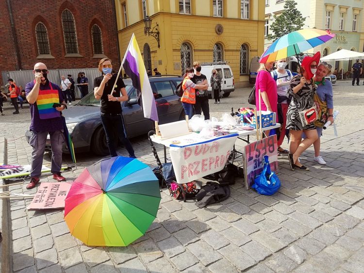 Wrocławski protest LGBT: „Jestem człowiekiem, nie ideologią!” [ZDJĘCIA], Michał Hernes