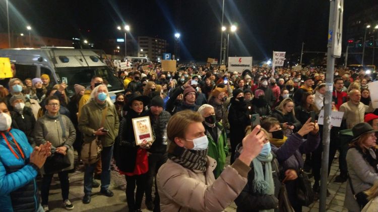Demonstracja po śmierci Izy z Pszczyny, Andrzej Borek