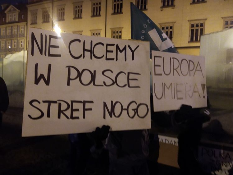 Manifestacja poparcia dla żołnierzy z granicy polsko-białoruskiej [ZDJĘCIA], Andrzej Borek