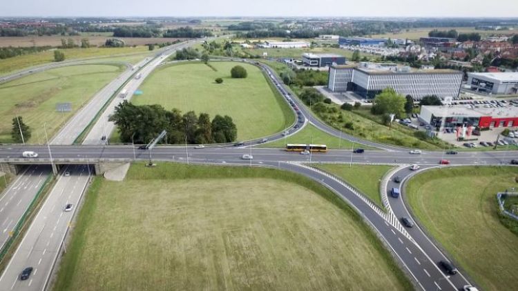 Kolejny etap remontu autostrady A4. Zmiany na węźle Bielany Wrocławskie, materiały prasowe