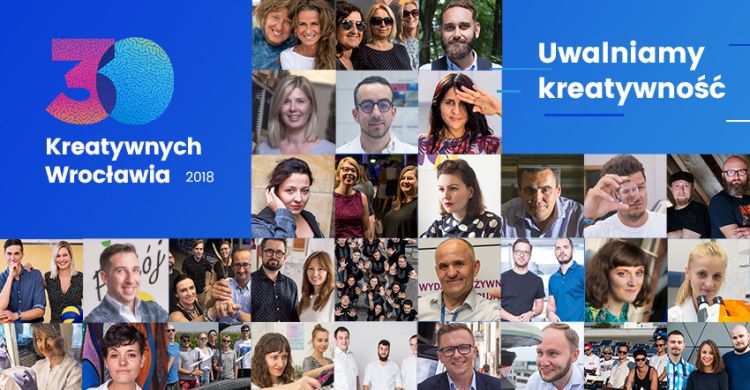 Znamy laureatów plebiscytu „30 Kreatywnych Wrocławia”, mat. prasowe