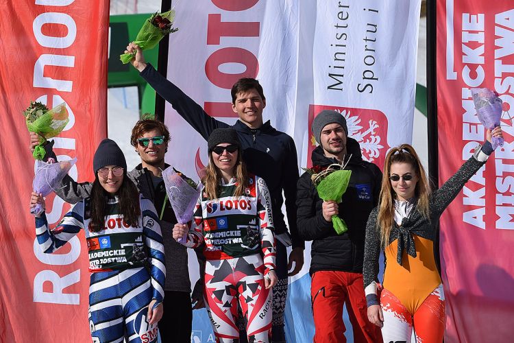 Wrocławska studentka mistrzynią Polski w slalomie gigancie, Michał Szypliński