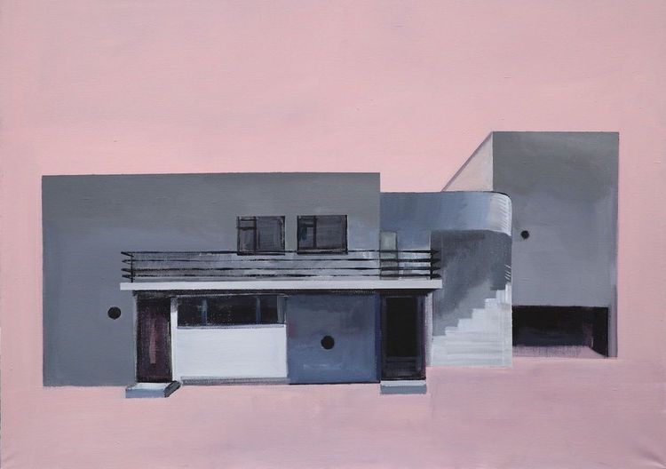 „Smutek modernizmu”, czyli inspirowane architekturą malarstwo w Galerii Miejskiej, Marta Kiesner/materiały prasowe