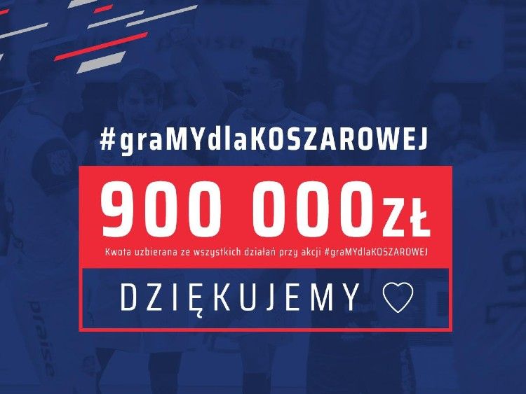 KFC Gwardia Wrocław podsumowuje akcję #graMYdlaKOSZAROWEJ, materiały prasowe
