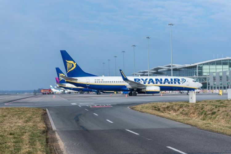 Ryanair wznowił loty z Wrocławia. Samoloty polecą w 26 kierunkach, mat. prasowe