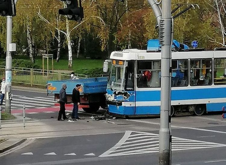 Zderzenie ciężarówki z tramwajem na Żmigrodzkiej, Natalia Kalinowska