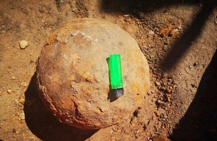 Niecodzienne odkrycie na budowie. Znaleziono ponad 200-letnią kulę armatnią [ZOBACZ], Wrocławskie Inwestycje