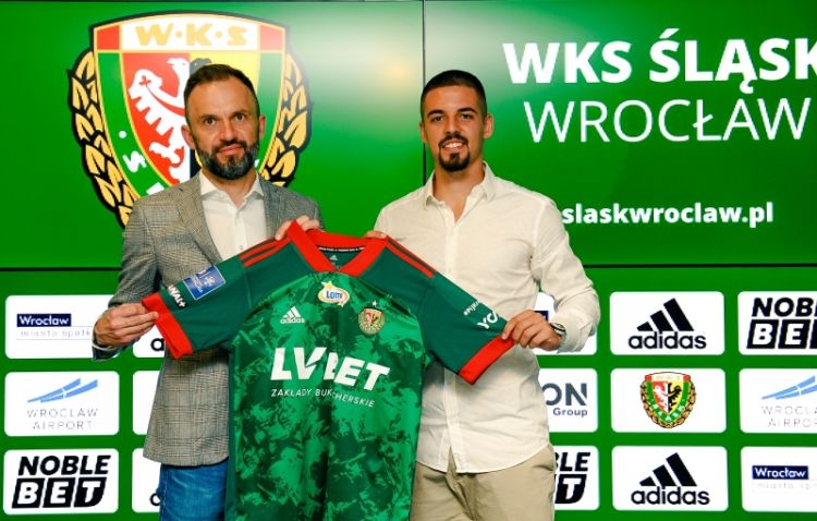 Śląsk nie zwalnia na rynku transferowym. Diogo Verdasca nowym nabytkiem wrocławian!, Dawid Antecki/ Śląsk Wrocław