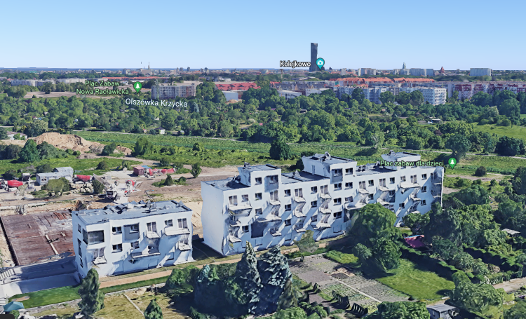 Wrocław: Deweloper wybudował osiedle. Nadzór budowlany nie zgadza się na użytkowanie, Google