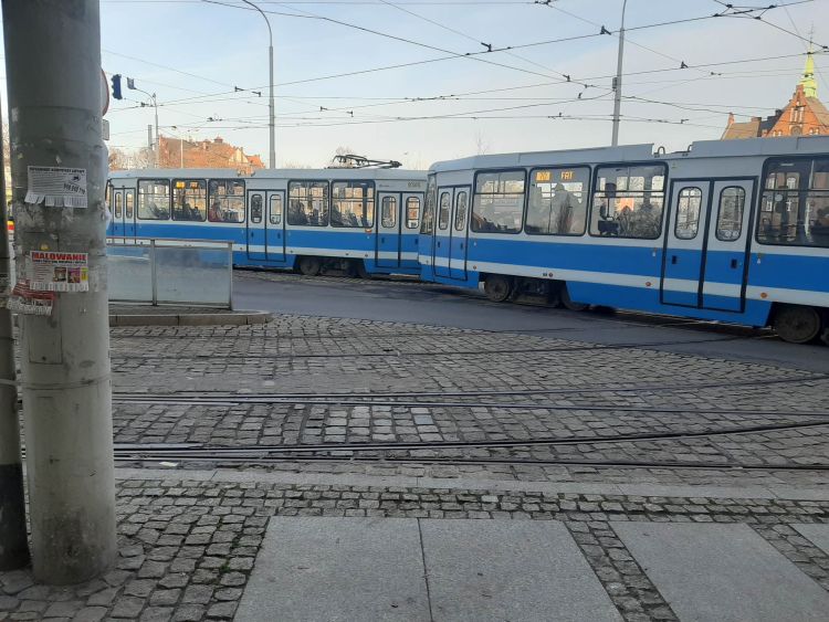 Wrocław: Wykolejenie tramwaju przy Dworcu Nadodrze, Konrad Maksymowicz