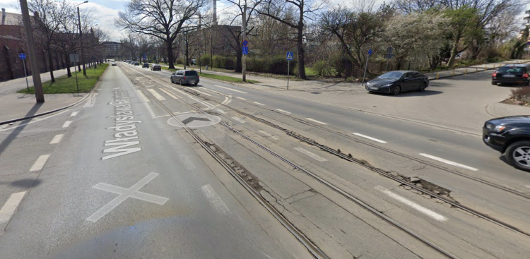 Wrocław: Ulica Reymonta będzie przebudowana. Miasto ogłosiło przetarg, Google Maps