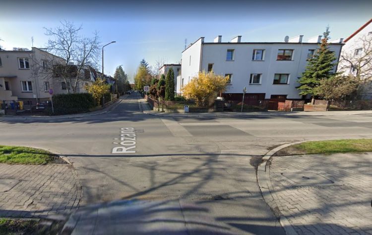 Wrocław: Nowa inwestycja dla pieszych na Grabiszynie, Google Maps
