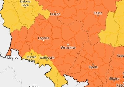 Podwójny alarm pogodowy dla Wrocławia. Pomarańczowy alert!, 