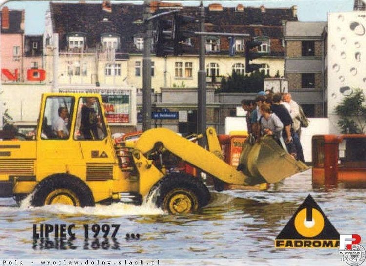 12 lipca 1997 wielka woda zalała Wrocław, zbiory prywatne - www.kleinbahn.pl/fotopolska.eu