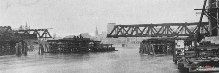Most Grunwaldzki podczas prac budowlanych, Fotopolska.eu/Deutsche Bauzeitung