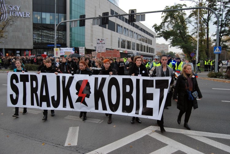 Czarny Protest po raz drugi na uliach Wrocławia (ZOBACZ ZDJĘCIA), Bartosz Senderek