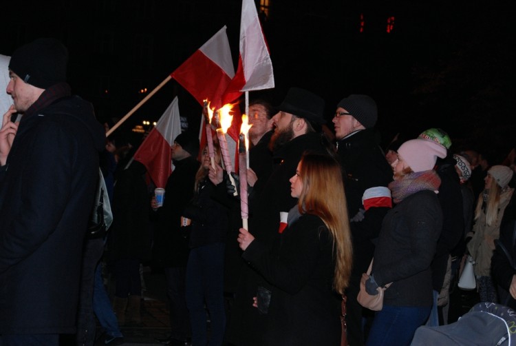 Marsz Patriotów: zagraża nam najazd szowinistów ze wschodu (ZOBACZ ZDJĘCIA), Bartosz Senderek