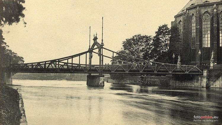 Wrocław dawniej i dziś: most Tumski, fotopolska.eu