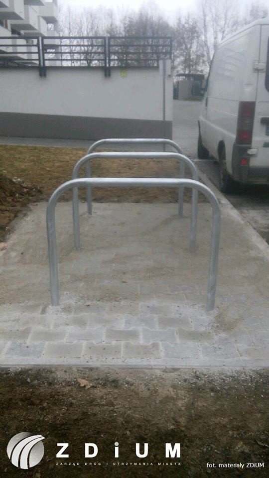 We Wrocławiu budują nowe parkingi... dla rowerów [ZOBACZ ZDJĘCIA], materiały ZDiUM