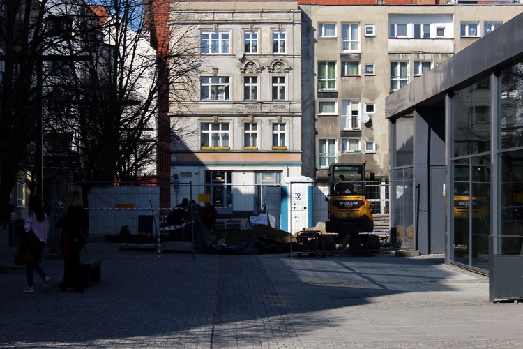 Betonowy plac Nowy Targ wkrótce ma się zazielenić [ZDJĘCIA], Bartosz Senderek